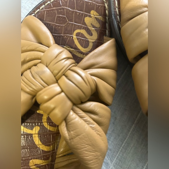 Sam Edelman Tan Braided Flat sandals sz 10 - Picture 5 of 13